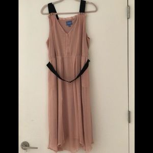 Vera Wang Chiffon Old Rose dress
